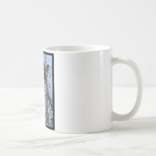 Sentinels Blue Jay and Cardinal by Lee Hiller Coffee Mug