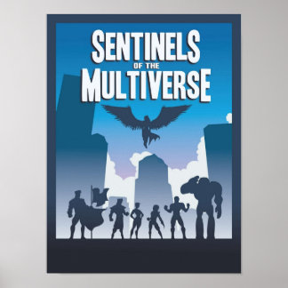 Sentinels of the Multiverse Board Game Minimalist  Poster