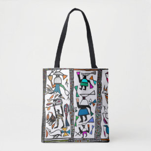 Senufu African Images Tote Bag