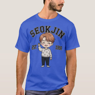 SeokJin EST.1992 Cute Chibi Style Fans Gif T-Shirt