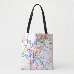 Seongnam-si South Korea City Map Tote Bag