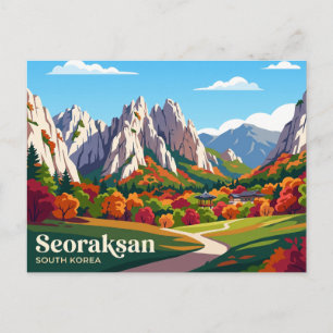 Seoraksan National Park South Korea Postcard