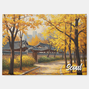 Seoul Bukchon South Korea Travel Magnet
