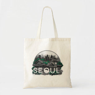 Seoul City South Korea Tote Bag