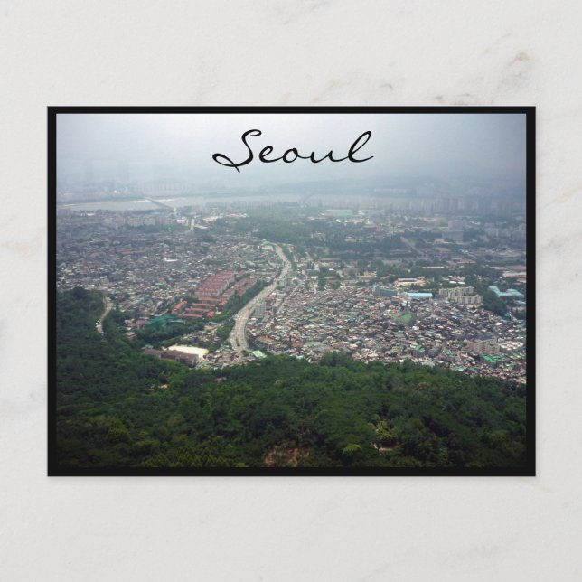seoul city view postcard (Front)
