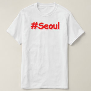 "#Seoul" Cute Design. Buy Now T-Shirt