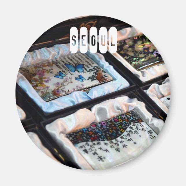 Seoul in South Korea Magnet (Front)