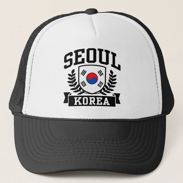 Seoul Korea Trucker Hat (Front)