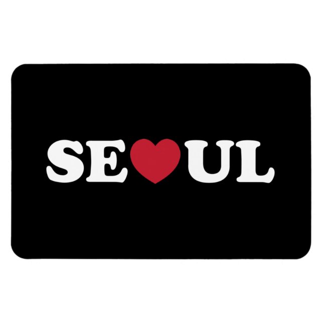 Seoul Love Heart Magnet (Horizontal)