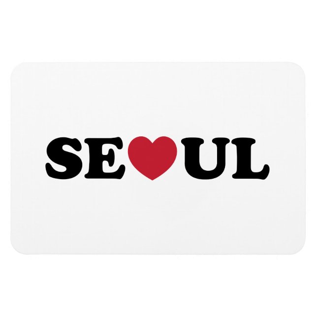 Seoul Love Heart Magnet (Horizontal)