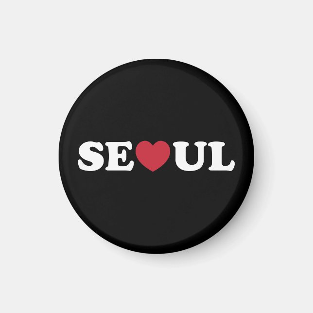 Seoul Love Heart Magnet (Front)