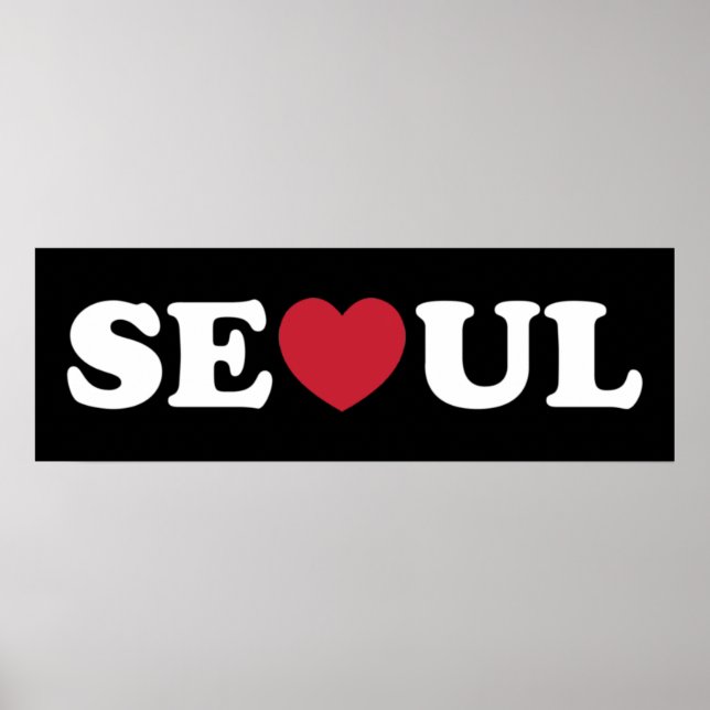 Seoul Love Heart Poster (Front)