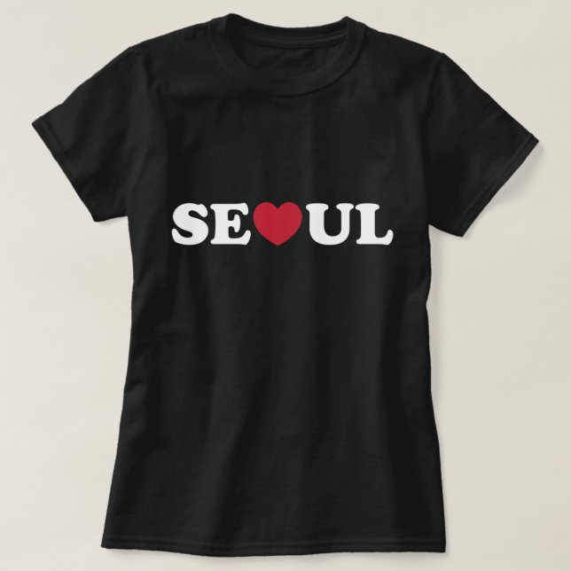Seoul Love Heart T-Shirt (Design Front)