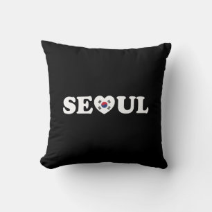 Seoul Love Heart Taegeukgi Flag Cushion