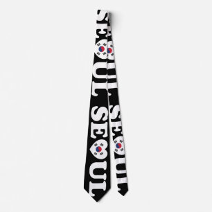 Seoul Love Heart Taegeukgi Flag Tie