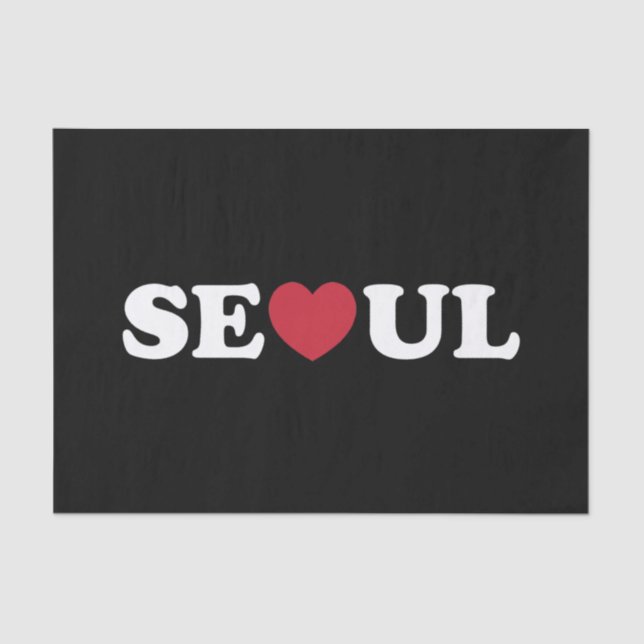 Seoul Love Heart Tissue Paper (Front)