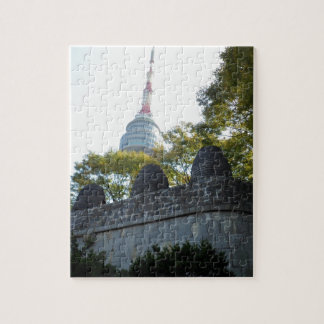 Seoul Namsan Tower through the Beacons Jigsaw Puzzle