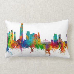 Seoul Skyline South Korea Lumbar Cushion
