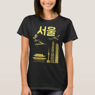 Seoul South Korea Capital Written in Korean Alphab T-Shirt