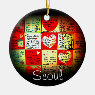 Seoul, South Korea Christmas Ornament