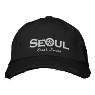 Seoul - South Korea Embroidered Hat