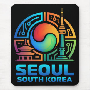 Seoul South Korea Mouse Pad