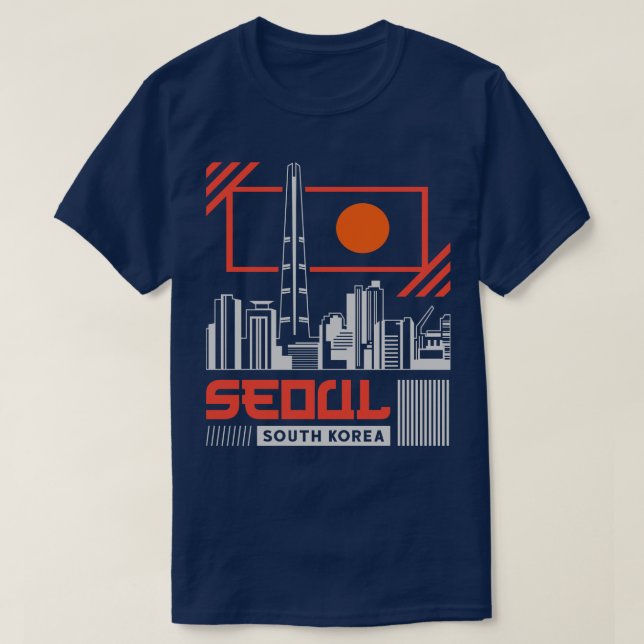 Seoul South Korea T-Shirt (Design Front)