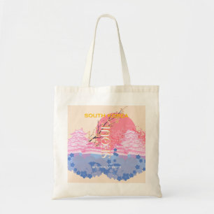 Seoul South Korea Travel Art, Pastel Tote Bag