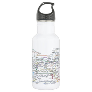 Seoul Subway Map 532 Ml Water Bottle