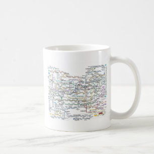 Seoul Subway Map Coffee Mug