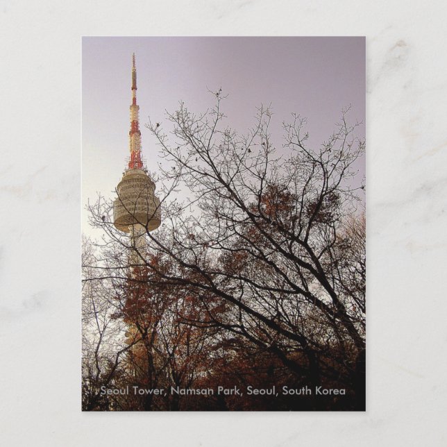Seoul Tower/ Namsan Park, Seoul, South Korea Postcard (Front)