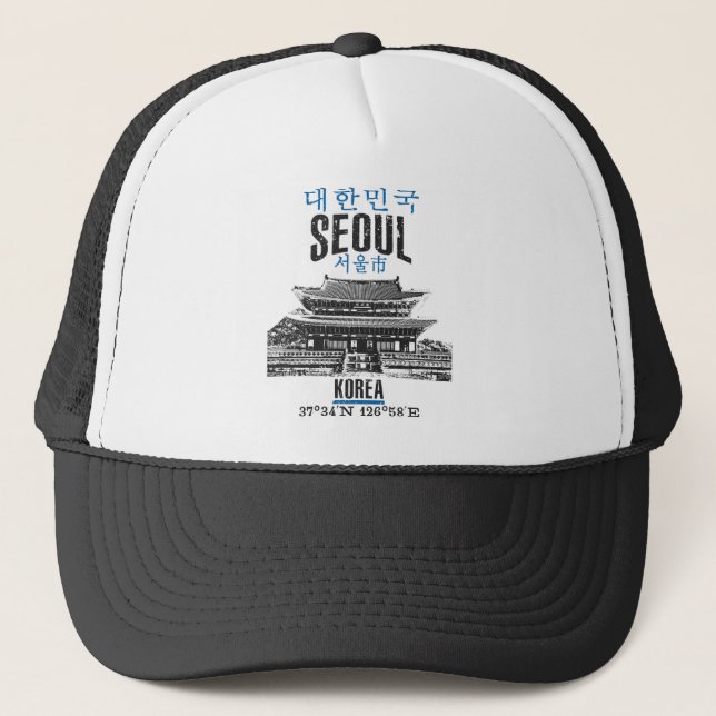 Seoul Trucker Hat (Front)