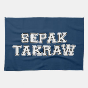 Sepak Takraw Tea Towel