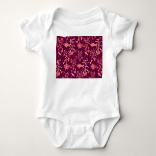 Separate Elements: Floral Vintage Baby Bodysuit