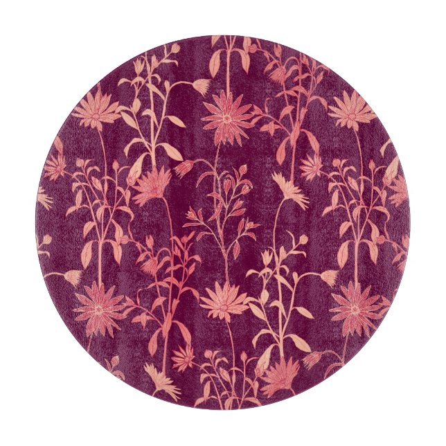 Separate Elements: Floral Vintage Cutting Board (Front)