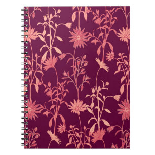 Separate Elements: Floral Vintage Notebook