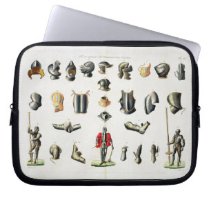 Separate Pieces of a Knight's Armour, plate 15 fro Laptop Sleeve