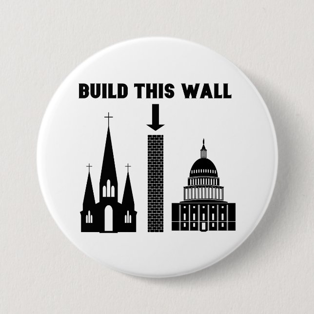 Separation of church and state button (Front)