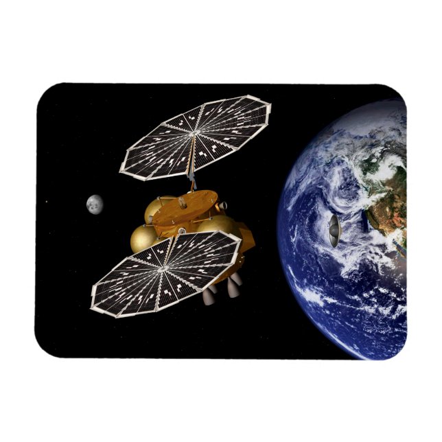 Separation Of Entry Vehicle On A Mars Mission. Magnet (Horizontal)