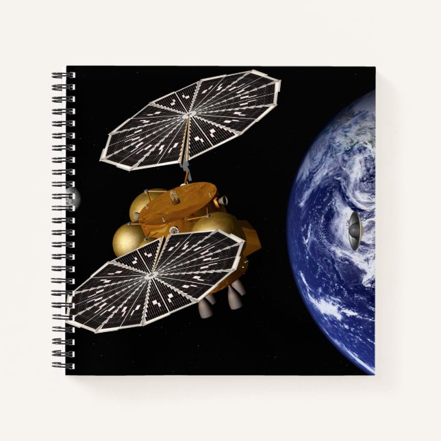 Separation Of Entry Vehicle On A Mars Mission. Notebook (Front)