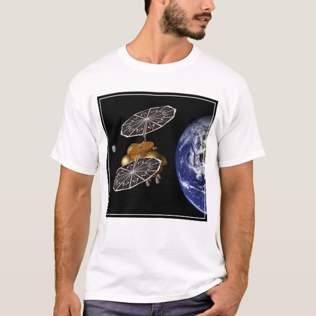 Separation Of Entry Vehicle On A Mars Mission. T-Shirt (Front)