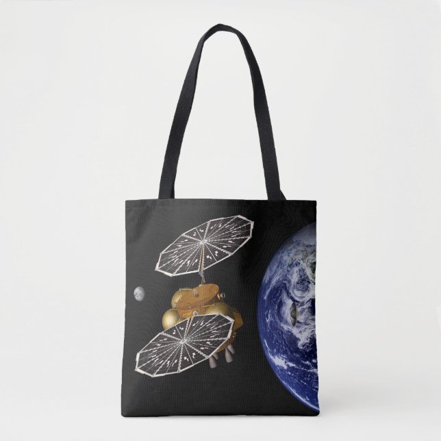 Separation Of Entry Vehicle On A Mars Mission. Tote Bag (Front)