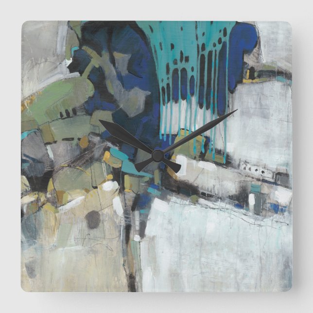 Separation Square Wall Clock (Front)