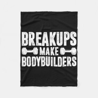 Separations Make Bodybuilders Fitness Training In  Fleece Blanket
