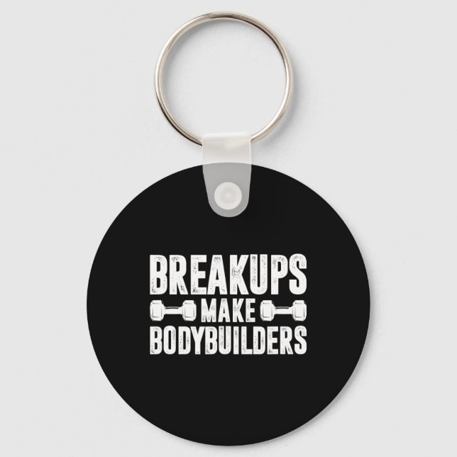 Separations Make Bodybuilders Fitness Training In  Key Ring (Front)