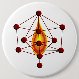 Sephirot 6 Cm Round Badge
