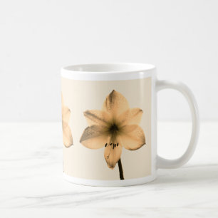 sepia amaryllis coffee mug