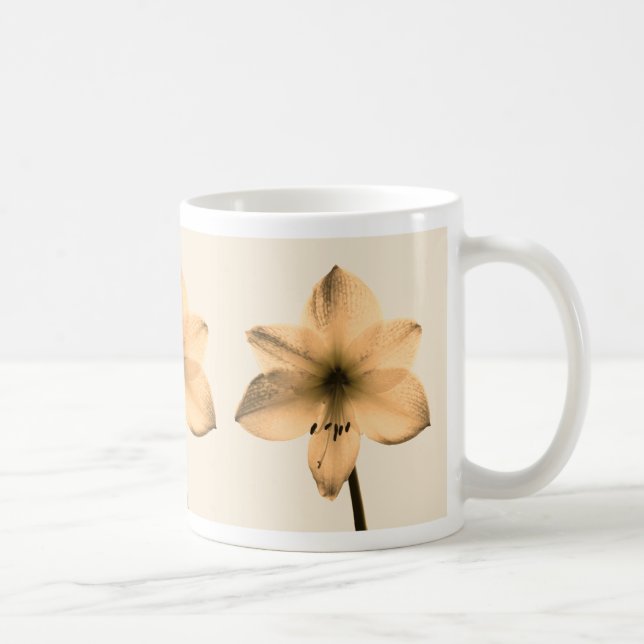 sepia amaryllis coffee mug (Right)