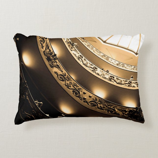 Sepia Architecture Decorative Cushion (Front)