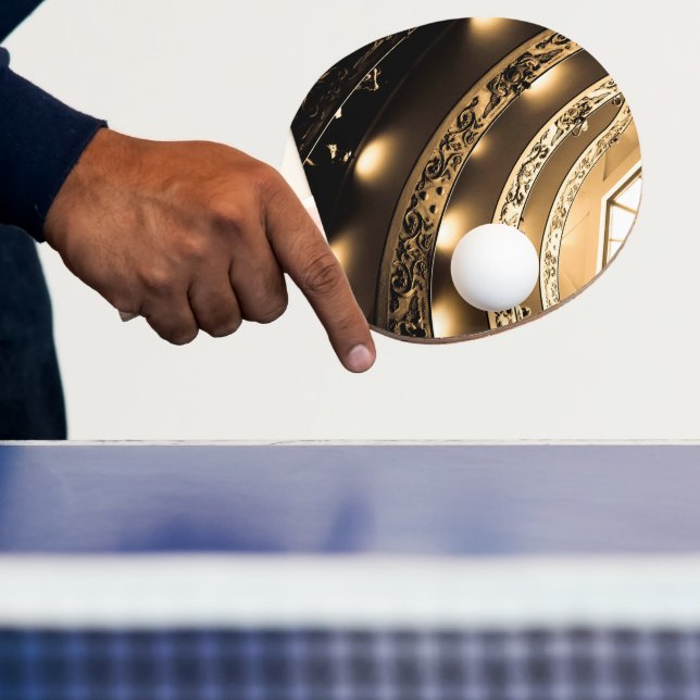 Sepia Architecture Ping Pong Paddle (Insitu)